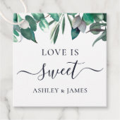 Liebe ist süß Anhänger, handgefertigter Geschenkan Geschenkanhänger (Vorderseite)