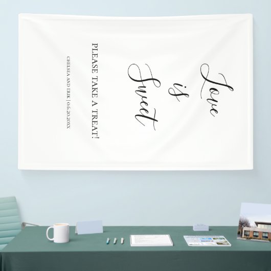 Liebe ist süß banner (Messe)