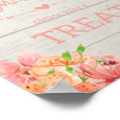 Liebe ist süß Bitte nehmen Sie eine Leckerei Poster (Ecke)