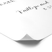 Liebe ist süß Bitte nehmen Sie eine Leckerei Unter Poster (Ecke)