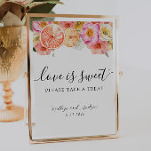 Liebe ist süß Bitte nehmen Sie eine Leckerei Unter Poster