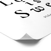 Liebe ist süß, bitte nimm ein Geschenk Schild  (Ecke)