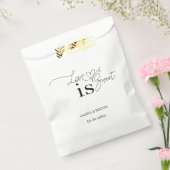 Liebe ist süß: Elegante Script-Hochzeit Geschenktütchen (Versiegelt)