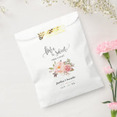 Liebe ist süß genießen Sie eine Leckerei rosa Blum Geschenktütchen (Versiegelt)
