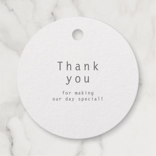 "Liebe ist süß" Hochzeit der modernen Kalligrafie Geschenkanhänger (Rückseite)