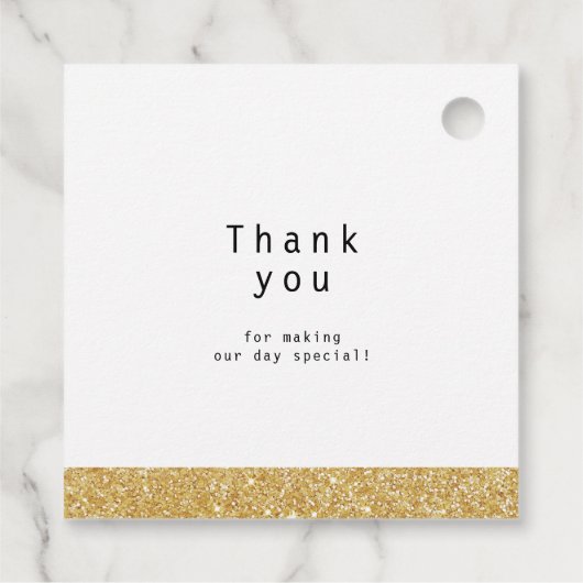 "Liebe ist süß" Hochzeit der modernen Kalligrafie Geschenkanhänger (Rückseite)