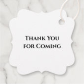 Liebe ist süß | Kaffee und Donut Hochzeit Geschenkanhänger (Rückseite)