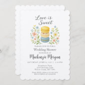 Liebe ist süß - Macaron Einladung (Vorne/Hinten)