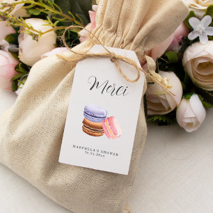 Liebe ist süß (Macaron) Merci Geschenkanhänger