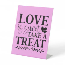 Liebe ist süß nehmen eine Leckerei