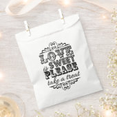 Liebe ist süß, nehmen Sie bitte eine Leckerei! Hoc Geschenktütchen (Ausgeschnitten)