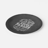 Liebe ist süß, nehmen Sie bitte eine Leckerei! Kop Pappteller (Schrägansicht)