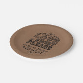 Liebe ist süß, nehmen Sie bitte eine Leckerei! Pap Pappteller (Schrägansicht)