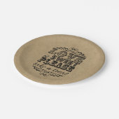 Liebe ist süß, nehmen Sie bitte eine Leckerei! Pap Pappteller (Schrägansicht)