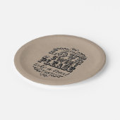 Liebe ist süß, nehmen Sie bitte eine Leckerei! Pap Pappteller (Schrägansicht)