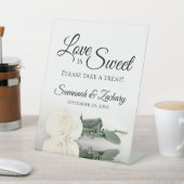 Liebe ist süß Nehmen Sie eine Leckerei Elfenbein o Sockelschild (In SItu)