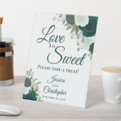 Liebe ist süß Nehmen Sie eine Leckerei Emerald Gre Sockelschild (In SItu)