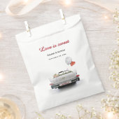 Liebe ist süß - nur ein verheiratetes Auto Geschenktütchen (Ausgeschnitten)