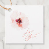 Liebe ist süß - Romantische Round-Gift-Tag Geschenkanhänger (Vorderseite)