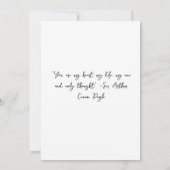 Liebe ist süß Valentine Xoxo Einladung (Rückseite)