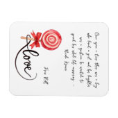 Liebe ist süß Valentine Xoxo Magnet (Horizontal)