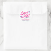 Liebe ist süße alte Fashioined Aufkleber (Tasche)