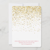 Liebe ist süße Brautparty Verlobung Cupcake Einladung (Rückseite)