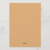 Liebe ist süße Donut mit Herzen Brautparty Einladung (Rückseite)