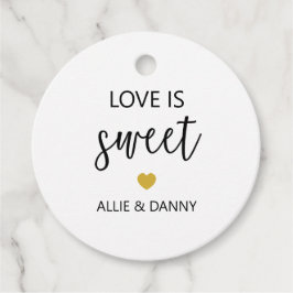Liebe ist süße Geschenketiketten, Hochzeit oder Du Geschenkanhänger