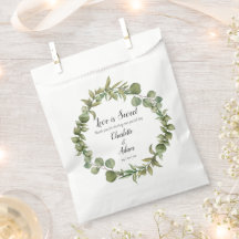 Liebe ist süße grüne Girlande Hochzeit