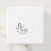 Liebe ist süße Hochzeit Geschenkanhänger (Beispiel)