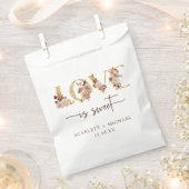 Liebe ist süße Hochzeit Geschenktütchen (Ausgeschnitten)