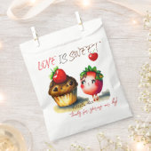 Liebe ist süße Hochzeit Geschenktütchen (Ausgeschnitten)