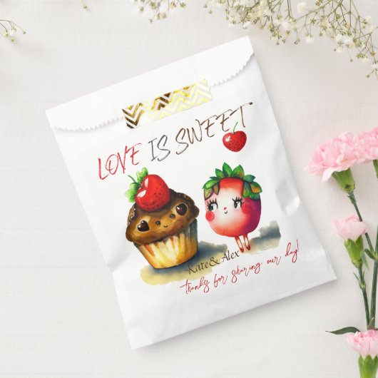 Liebe ist süße Hochzeit Geschenktütchen (Versiegelt)