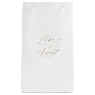 Liebe ist süße Hochzeit Kleine Geschenktüte