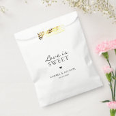 Liebe ist süße Hochzeit Leckerei Snack Keks Süßigk Geschenktütchen (Versiegelt)