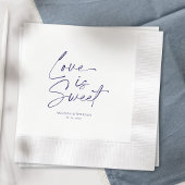 Liebe ist süße Hochzeit Napkin Serviette