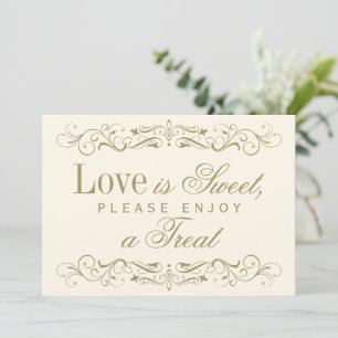 Liebe ist süße Ivory Antique Blüh Hochzeit
