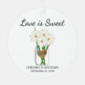 Liebe ist süße Keramik Ornament (Rückseite)