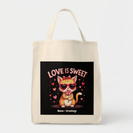 Liebe ist süße köstliche Momente gefüllt mit Choco Tragetasche