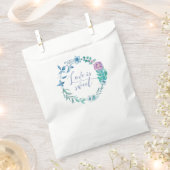 Liebe ist süße lila Gastgeschenk Hochzeit Taschen Geschenktütchen (Ausgeschnitten)