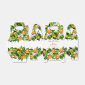 Liebe ist süße Orangenfrüchte | Hochzeit Geschenkschachtel (Ungefaltet)