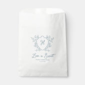 Liebe ist süße Regency-Krone Brautparty Geschenktütchen (Vorderseite)
