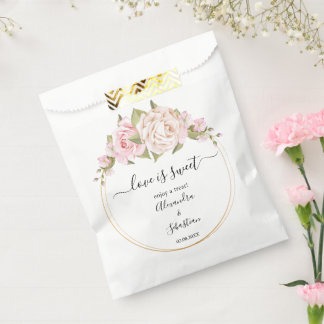 Liebe ist süße Rose Hochzeit Sweet Leckerei Gefall Geschenktütchen