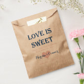 Liebe ist süße Seestreitkräfte und rosa Hochzeitst Geschenktütchen (Versiegelt)