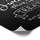 Liebe ist süße Streichellichtblende auf der Tafel Poster (Ecke)