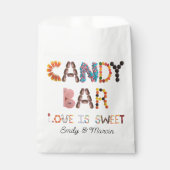 Liebe ist süße Süßigkeiten, die Süßigkeiten für Ba Geschenktütchen (Vorderseite)