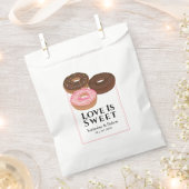 Liebe ist süßer Donut | Hochzeit Geschenktütchen (Ausgeschnitten)
