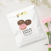 Liebe ist süßer Donut | Hochzeit Geschenktütchen (Versiegelt)