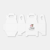 Liebe ist süßer Kaffee und Donut | Hochzeit Geschenkschachtel (Ungefaltet)